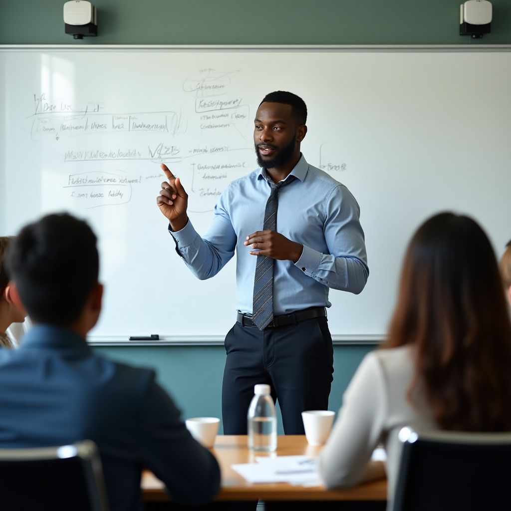 Founder Dr. Amoako teaching